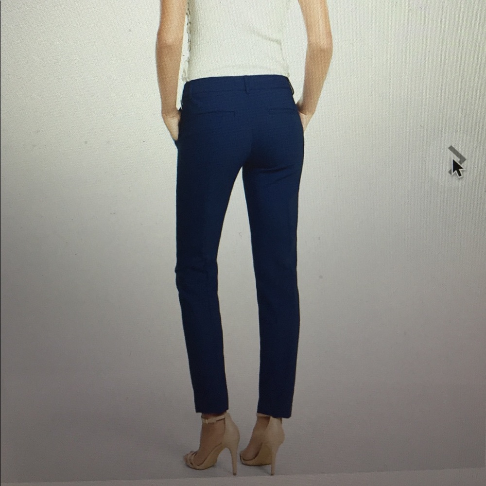 Mid Rise Ankle Columnist Pant Ensign Blue